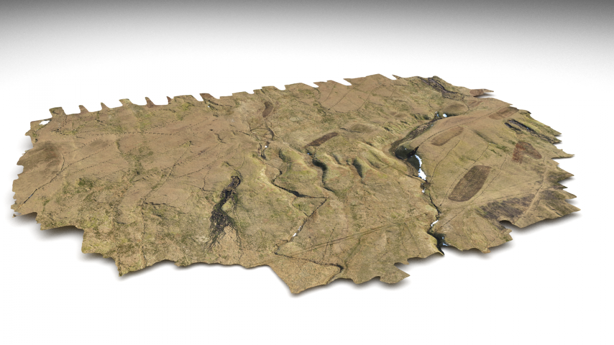 Photorealistic terrain model