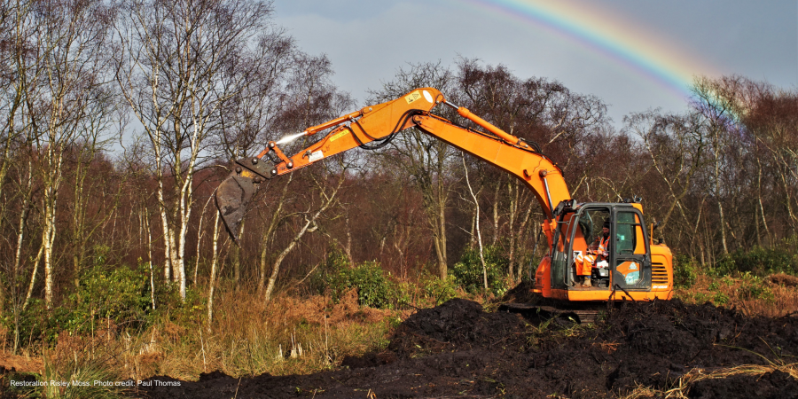 Restoration Risley Moss. Photo credit: Paul Thomas