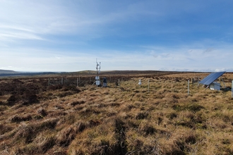 Flux tower in peatland