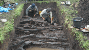 Wooden floor found in Iron Age roundhouse