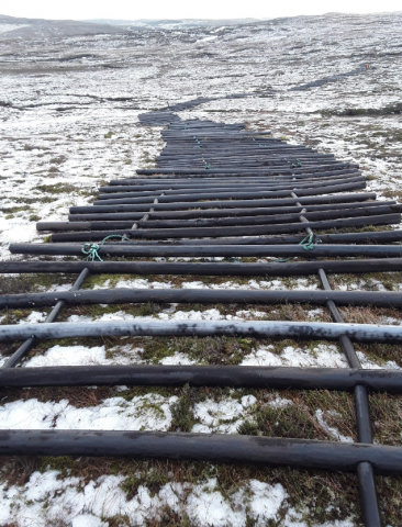 Shetland Peatland Restoration © Sue White: Peatland Action Project Officer, Shetland Amenity Trust.